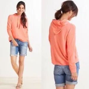 Sundry Coral Hoodie Size 2 (small) Oversized Boxy Pullover